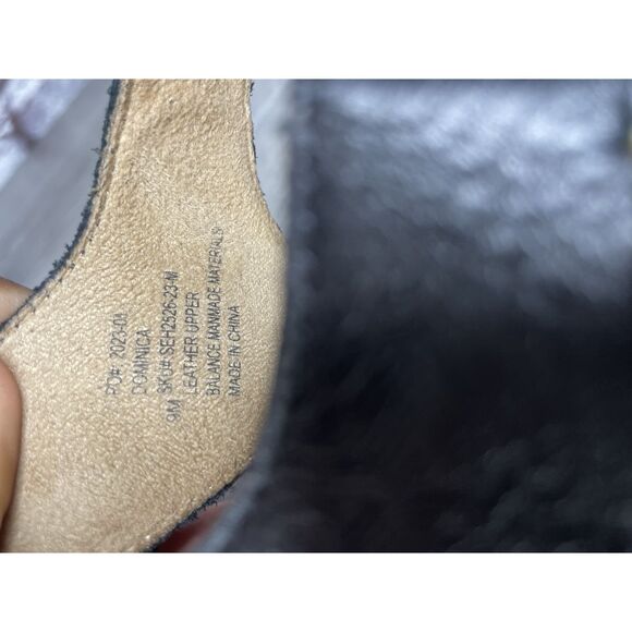 Halsa Footwear Dominica Black Leather Ankle Strap Sandals Women’s Sz 9M US/40EU - Picture 7 of 16